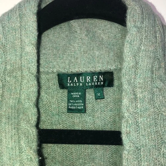 Lauren Ralph Lauren wool blend long sleeve sweater - Picture 3 of 8